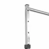Stender metal dublu E-525 reglabil pe inaltime, Negru-Crom picture - 7