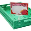 Suport eticheta de pret cu clema din plexiglas transparent picture - 3