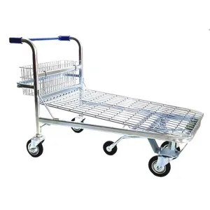 CARUCIOR PLATFORMA CU 5 ROTI 400 KG
