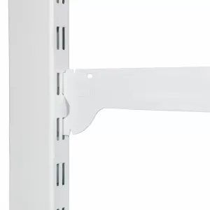 Console pentru raft metal 40 cm (Alb)