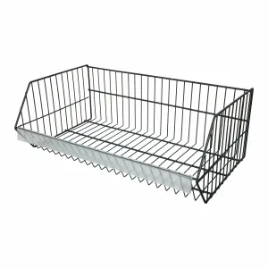 Cos metalic gri antracit pentru raft metalic 70 × 40 × 25 cm