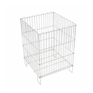 Cos promotional metalic pliabil 51×47 cm pentru magazine si supermarketuri