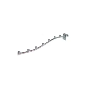 Expozitor pentru lenjerie cu 7 bile (pentru bara 15x30 mm ovala)