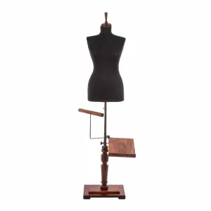 BUST DAMA 987 CU SUPORT PANTALONI SI INCALTAMINTE, PICIOR  LEMN MARO