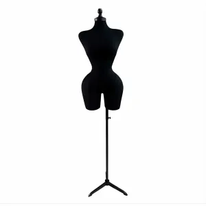 Manechin negru croitorie  / expunere - femei