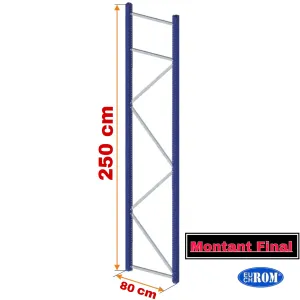 Montant Final Pentru Raft Industrial Profesional 250x80 Cm