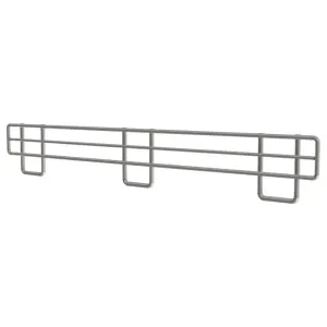 Opritor metal cromat pentru polita – Organizare și protecție pentru rafturi metalice