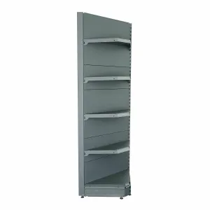 Raft metalic de colt interior Antracit 225 cm