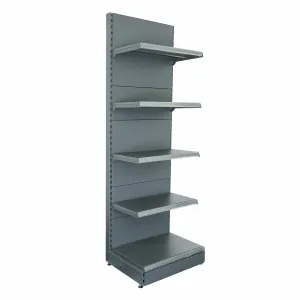 Raft metalic de perete Antracit 225 × 70 cm