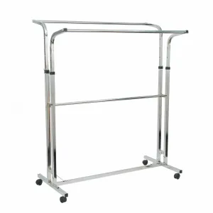 Stender metal dublu reglabil pe inaltime E-553, Crom