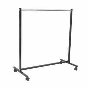 Stender Metal 110x110 cm Negru-Crom