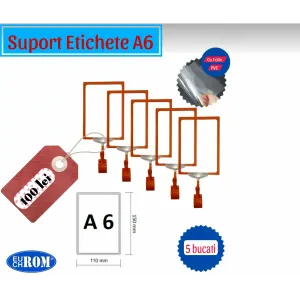 Suport Etichete A6 (Set 5 bucati)