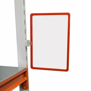 Suport pret A4 cu magnet pentru raft
