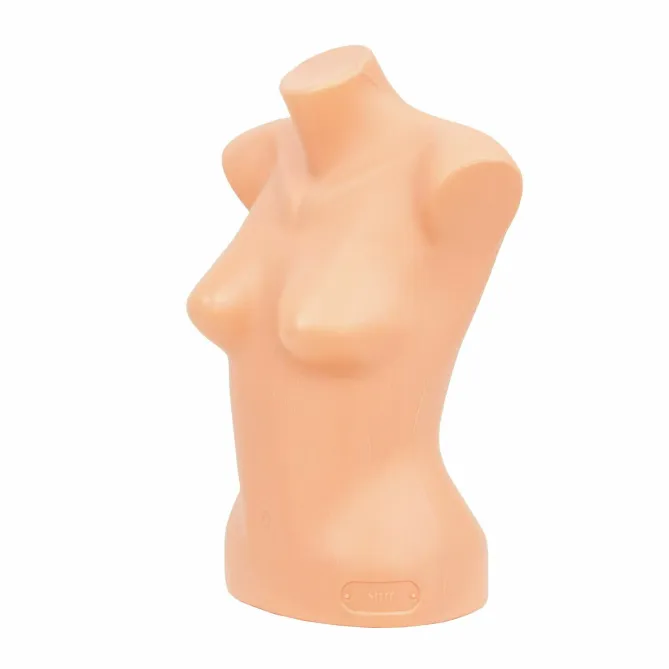 Bust dama din plastic pentru expunere - Culoarea pielii picture - 2