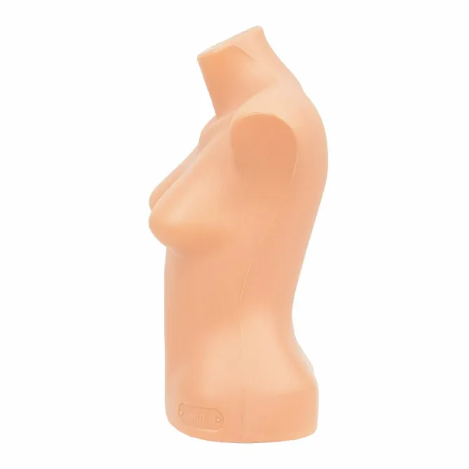 Bust dama din plastic pentru expunere - Culoarea pielii picture - 3