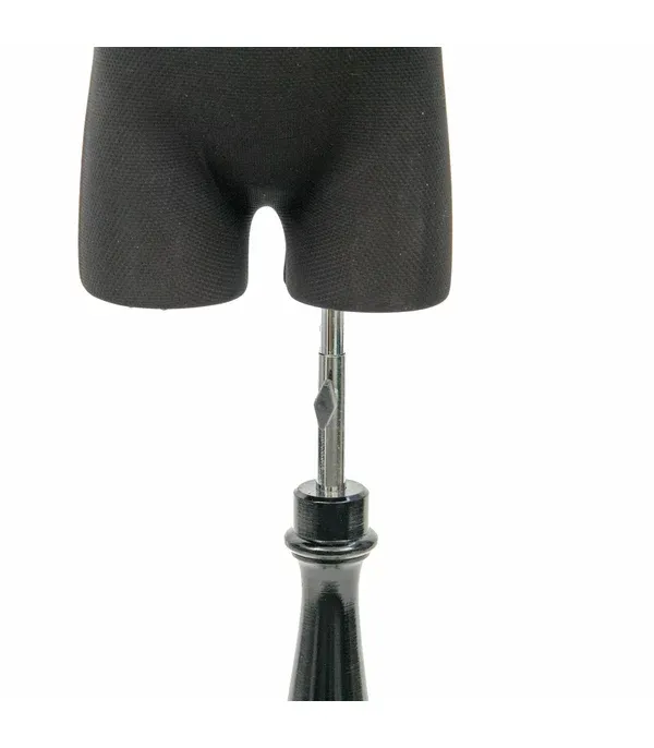 MANECHIN CROITORIE COPIL BUST NEGRU PICIOR LEMN TREPIED NEGRU 8-10 ANI picture - 2