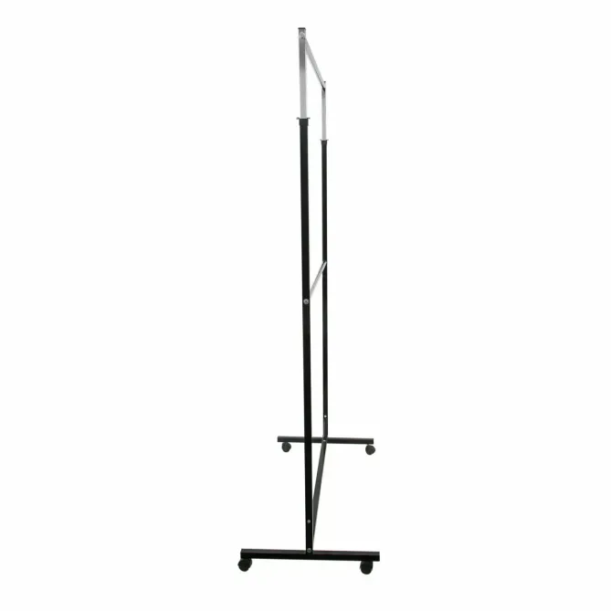Stender metal dublu E-525 reglabil pe inaltime, Negru-Crom picture - 3
