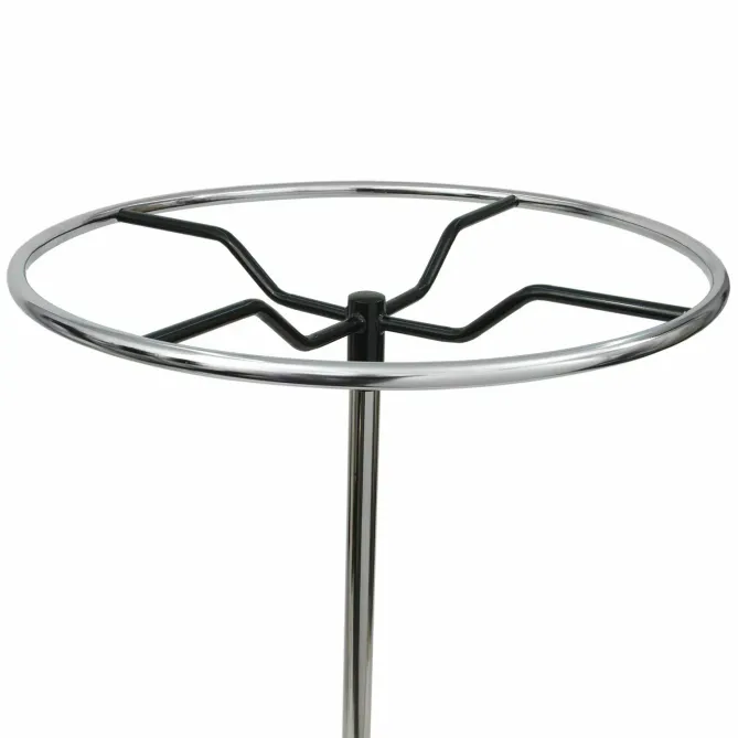 Stender Metal Cerc, Rotativ, Negru-Crom picture - 2