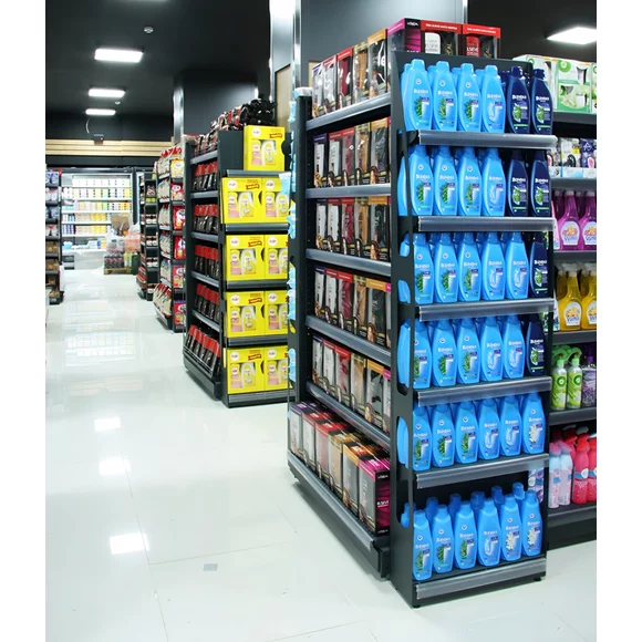Raft lateral capat gondola pentru expunere produse in magazine și supermarketuri picture - 2