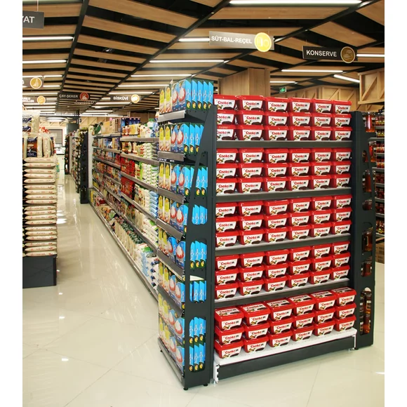 Raft lateral capat gondola pentru expunere produse in magazine și supermarketuri picture - 3