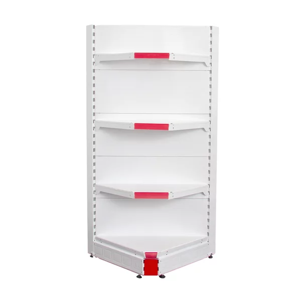 Raft metalic de colt interior Alb 165 cm picture - 3