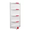 Raft metalic de colt interior Alb 195 cm picture - 1