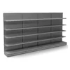Rafturi de perete antracit , inaltime 195 cm, lungime 403 cm, baza 40 cm, polite 40 cm