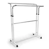 Stender metal dublu reglabil pe inaltime E-553, Alb picture - 1