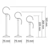 Suport plexiglas pentru curele - Set 3 inaltimi diferite picture - 4