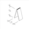 Suport plexiglas pentru pantofi model V picture - 3