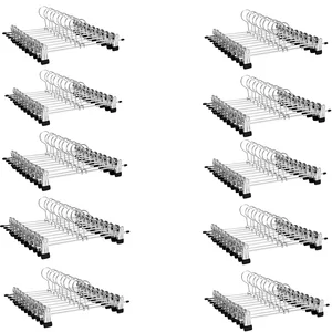 Set 100 bucati umeras metal cu clipsuri 30 cm