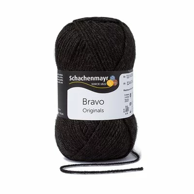 Acrylic yarn Bravo - Antracit 08370