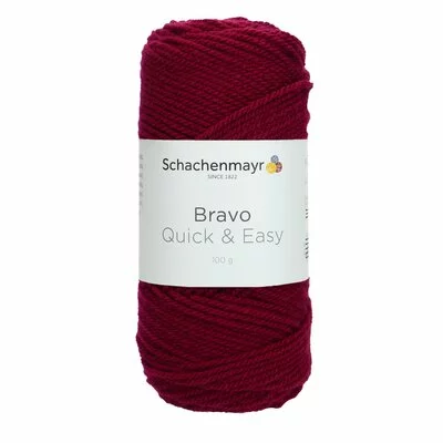 Acrylic yarn Bravo Quick & Easy  - Blackberry 08045