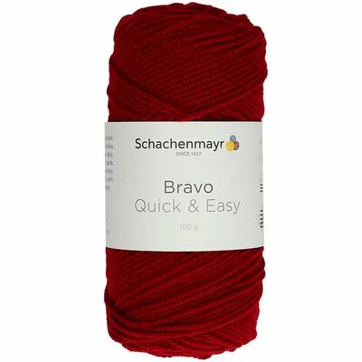 Acrylic yarn Bravo Quick & Easy - Burgundy 08222
