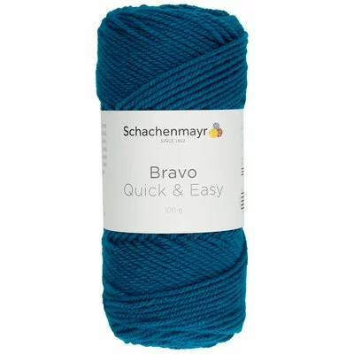 Acrylic yarn Bravo Quick & Easy - Petrol 08195