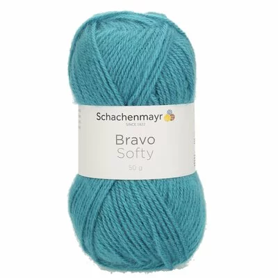 Acrylic yarn Bravo Softy - Aqua 08380