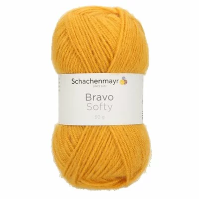Acrylic yarn Bravo Softy - Gold 08028