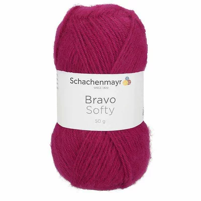 Acrylic yarn Bravo Softy - Pink 08032