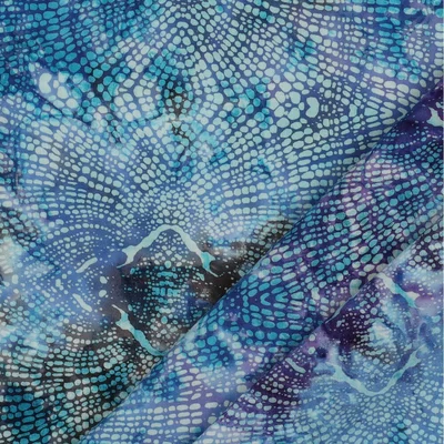 Batik printed Cotton - Batik Galaxy Blue