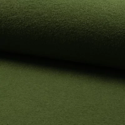 Boiled Wool Fabric - Olive