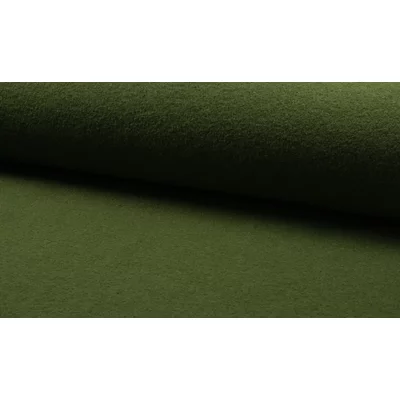 Boiled Wool Fabric - Olive