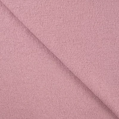 Boiled Wool Viscose Fabric - Old Rose