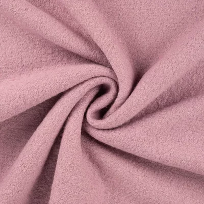Boiled Wool Viscose Fabric - Old Rose - cupon 48cm