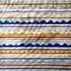 Canvas Linen Look Fabric - Colored Stripes