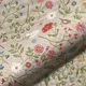 Canvas Linen Look Fabric - Floral Animal Garden