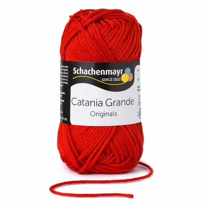Cotton Yarn - Catania Grande Red 03115