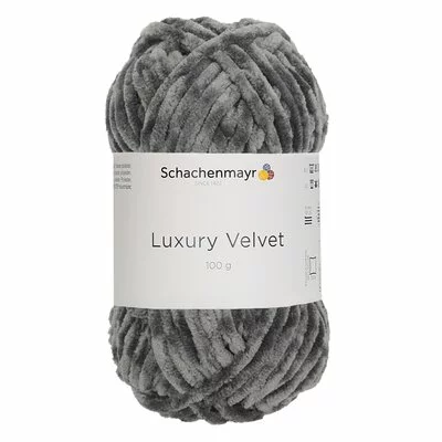 Chenille yarn Luxury Velvet - 00098 Elephant
