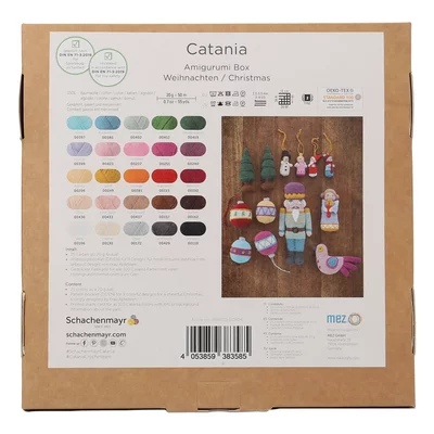 Color pack Catania Box 25 skiens x 20 gr - Amigurumi Christmas