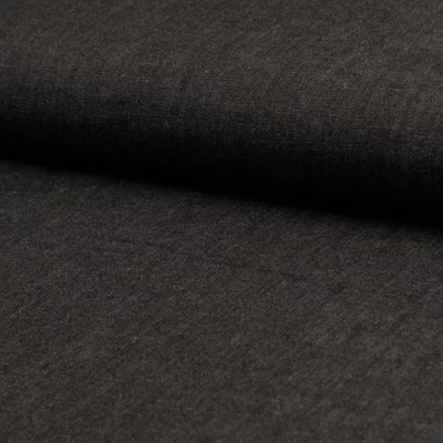 Cotton fabric - Chambrai Uni Black