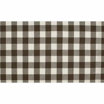 Cotton fabric - Gingham Brown 20mm